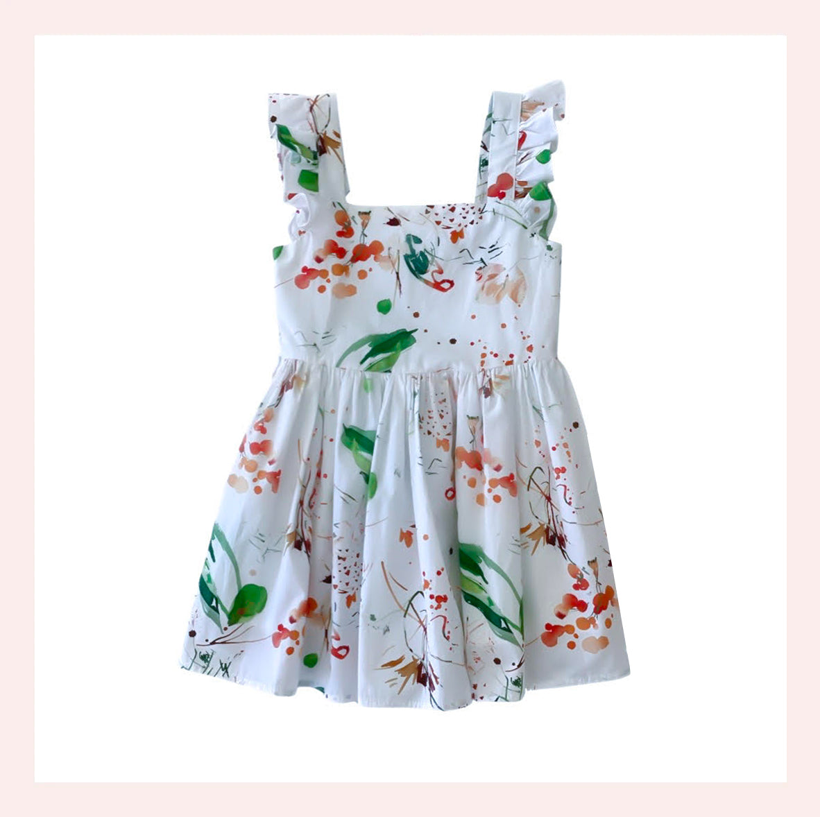 Magic Forest Girl's Ruffle Dress