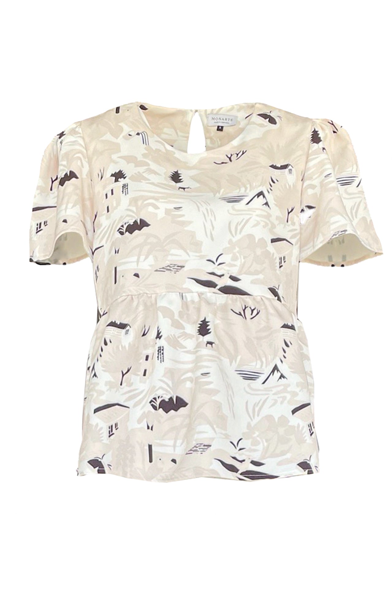Sustainable World Oversized Puff Sleeve Blouse