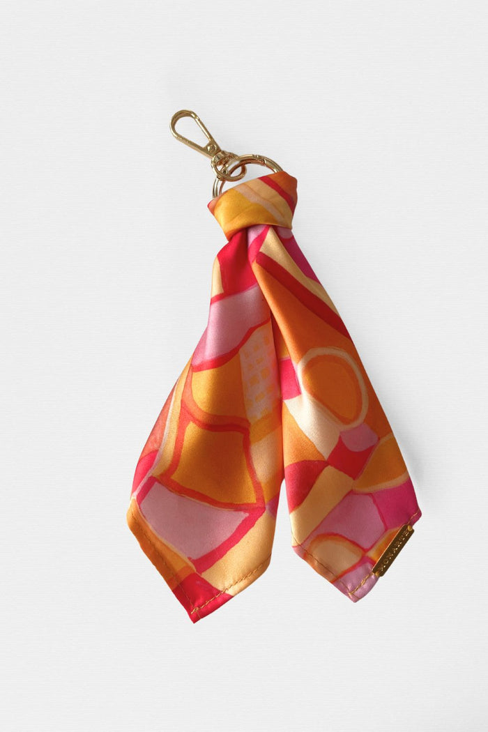 Passionate Asymmetric Satin Keychain scarf