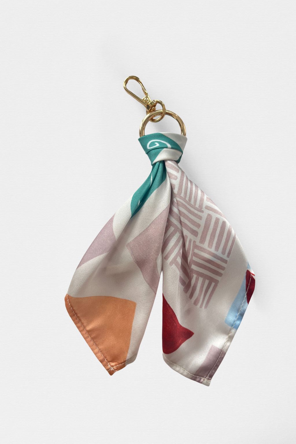 Mystic Mosaic Satin Keychain scarf