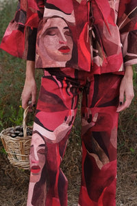 Red Muse Wide Leg Trousers