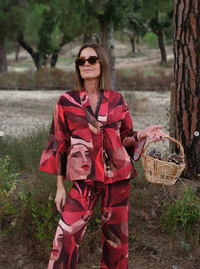 Red Muse Wide Leg Trousers