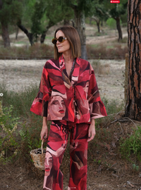 Red Muse Wide Leg Trousers