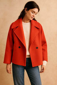 Orange Short Coat