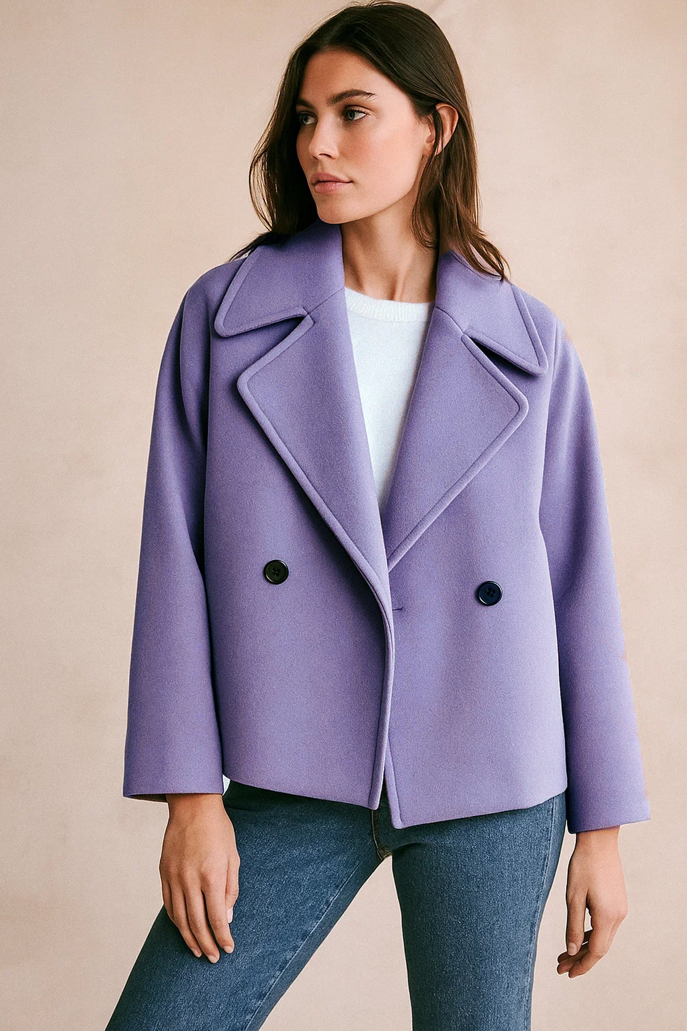 Lavender Short Coat