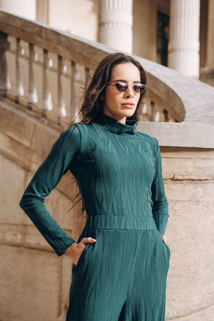 Sacramento Green Knitted Jumper