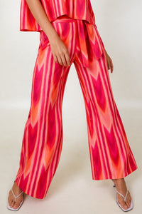 Rose Heat High Waist Trousers