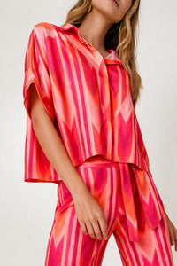 Rose Heat Short Sleeve Shirt