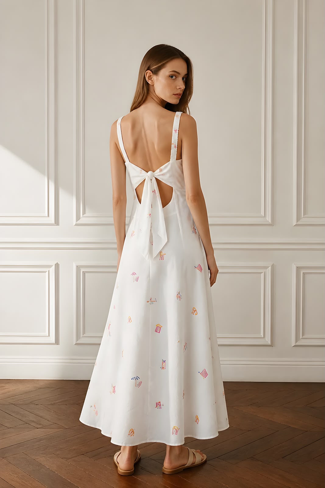 Beach Diaries Tie-Back Maxi Dress