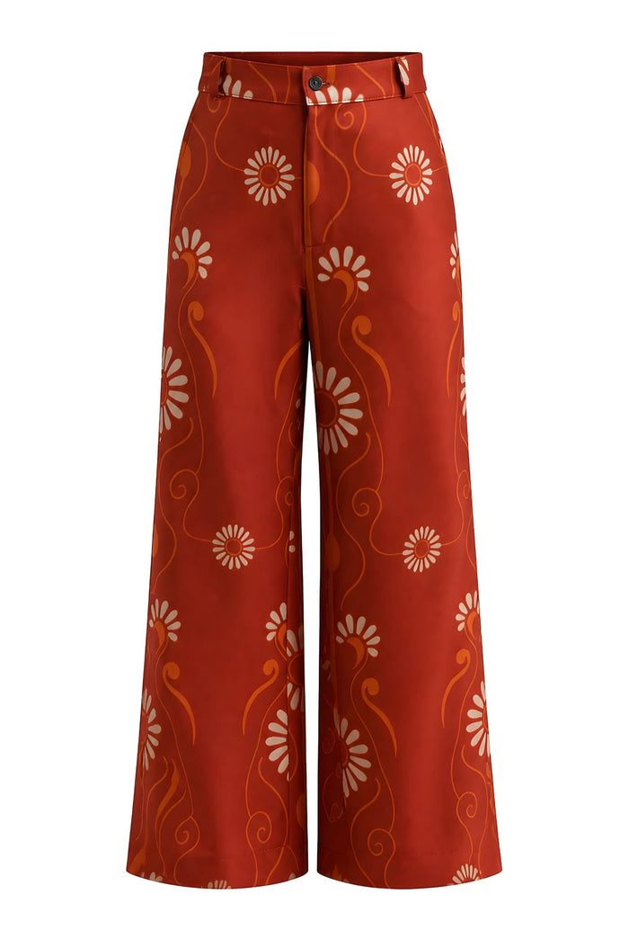 Wild Cosmos Wide Leg Trousers