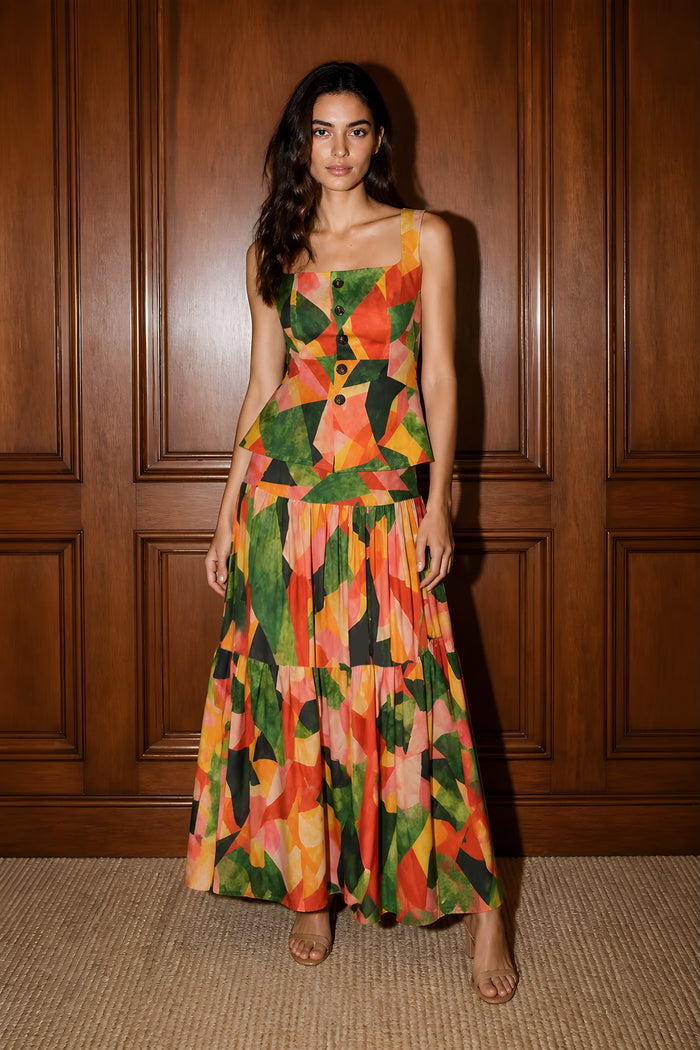 Fragments of Light Maxi Skirt