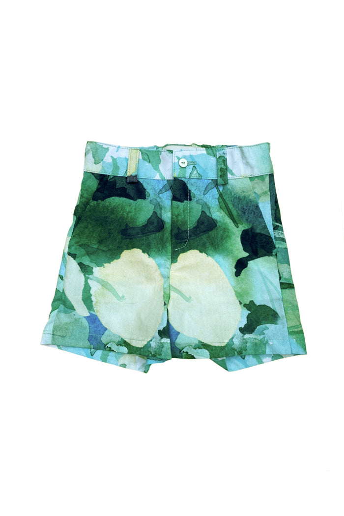 Green Paradise Boy's Shorts